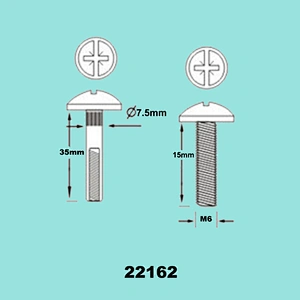 Male And Female Connector Bolt Metal Shelf Connector Chicago Screw