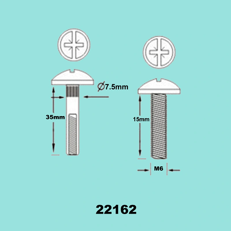Male And Female Connector Bolt Metal Shelf Connector Chicago Screw