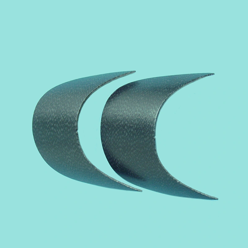 Manufacturing Black PE Material Cap Visor Peaks