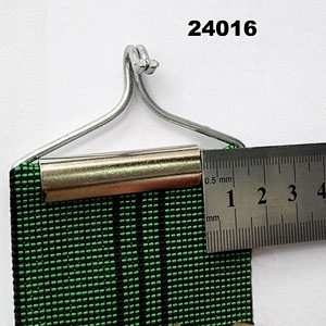 Metal spring triangle hook for furniture elastic webbing