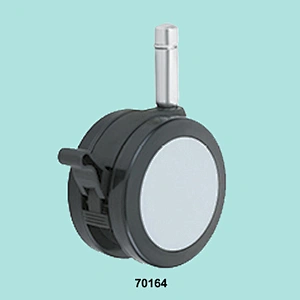 Manufacturing 80mm Plastic Caster with Double Wheels