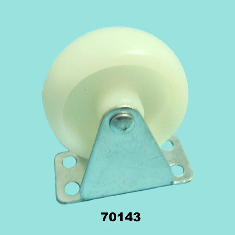 40mm white nylon caster wheel for sliding door