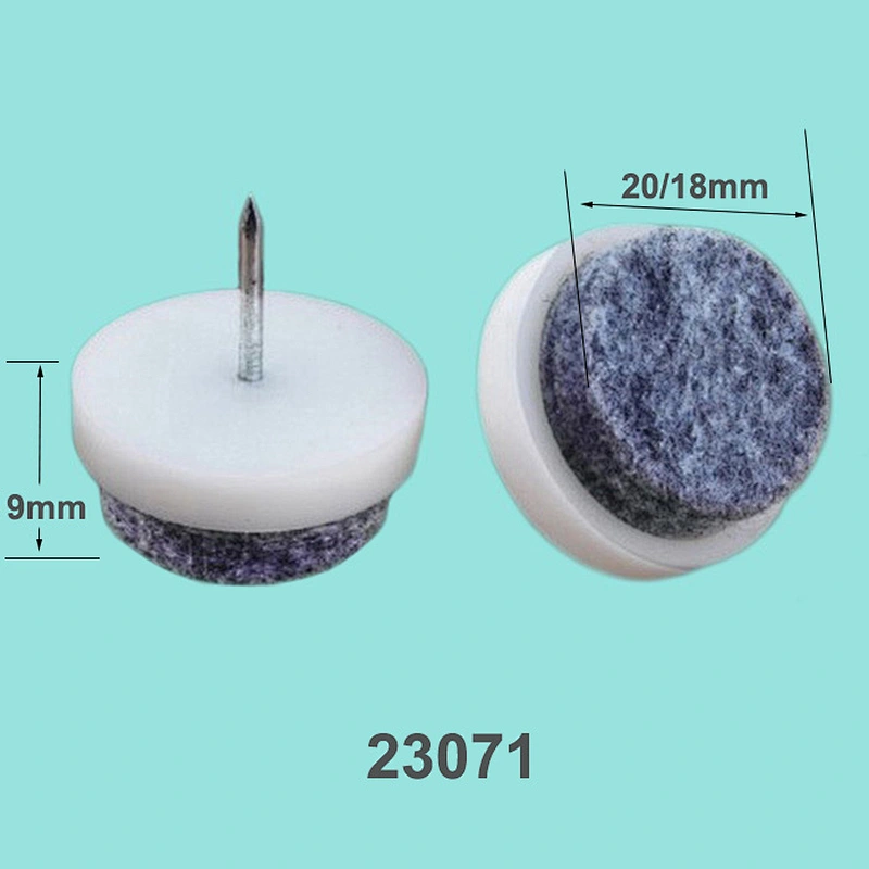 Factory and supplier nail on glides with felt,funiture hardware fittings