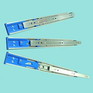 Heavy duty 3-fold ball bearing soft closing drawer slide