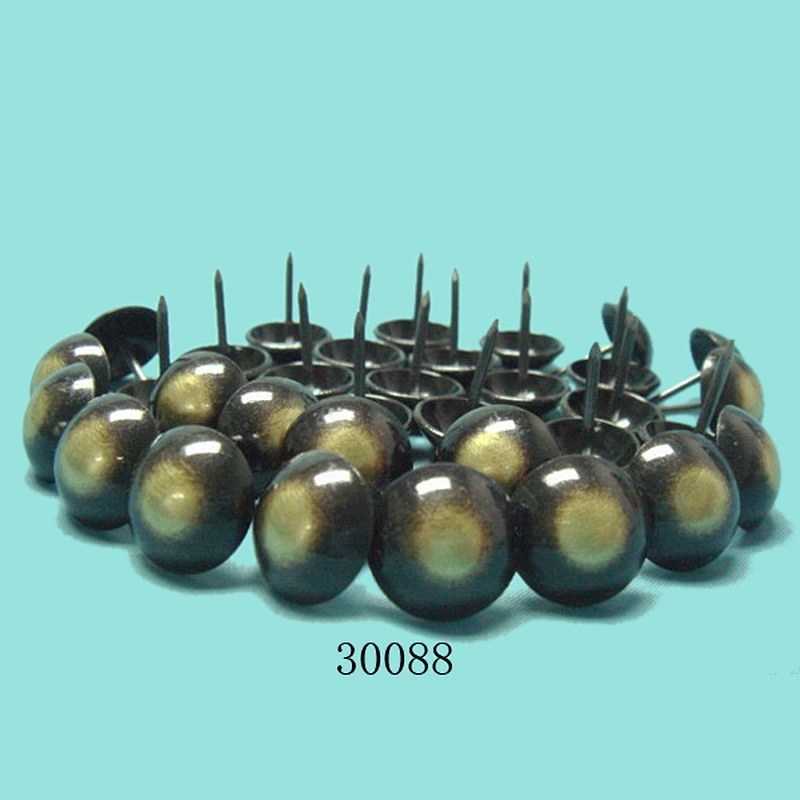 Furniture decorative studs, chair tacks, old copper upholstery nails 30088