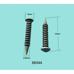3mm Threaded Shoe Nails Bronze Decorative Tacks Nails for Upholstery