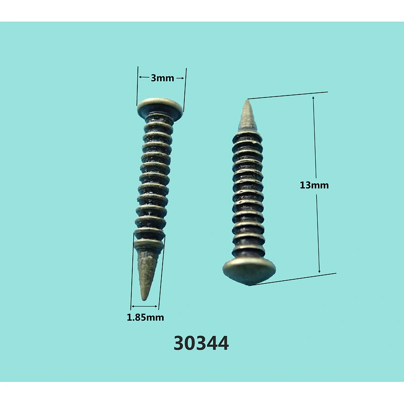 3mm Threaded Shoe Nails Bronze Decorative Tacks Nails for Upholstery