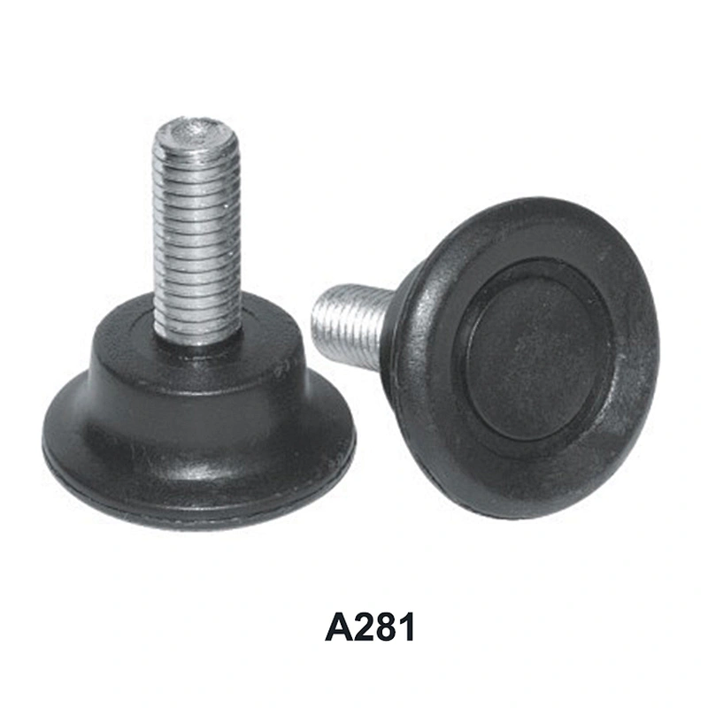Trapezoid Furniture Support adjustable plastic cabinet feet