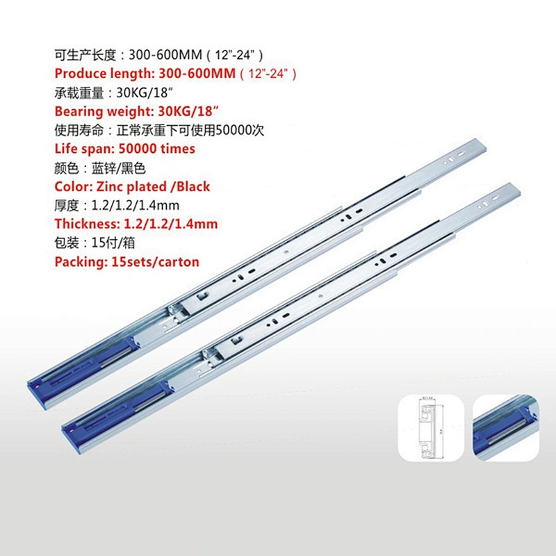 The Push-Open Ball Bearing Slide Rail