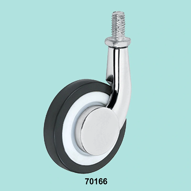 2 inch Plastic Wheel Threaded Screw Caster for Furniture