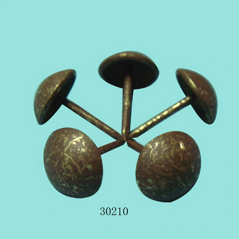 antique iron nails for sofa furniture decorative tacks 11.3x17.3mm