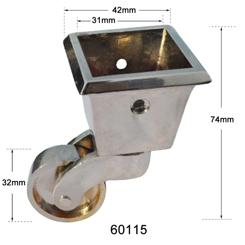 Manufacturing various brass antique chair caster