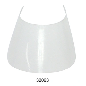 Adjustable anti-UV plastic caps visor for fishing cap and riding cap 32063