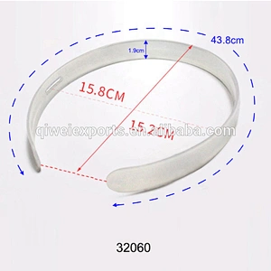 Plastic head hoop band for sunny cap  32060