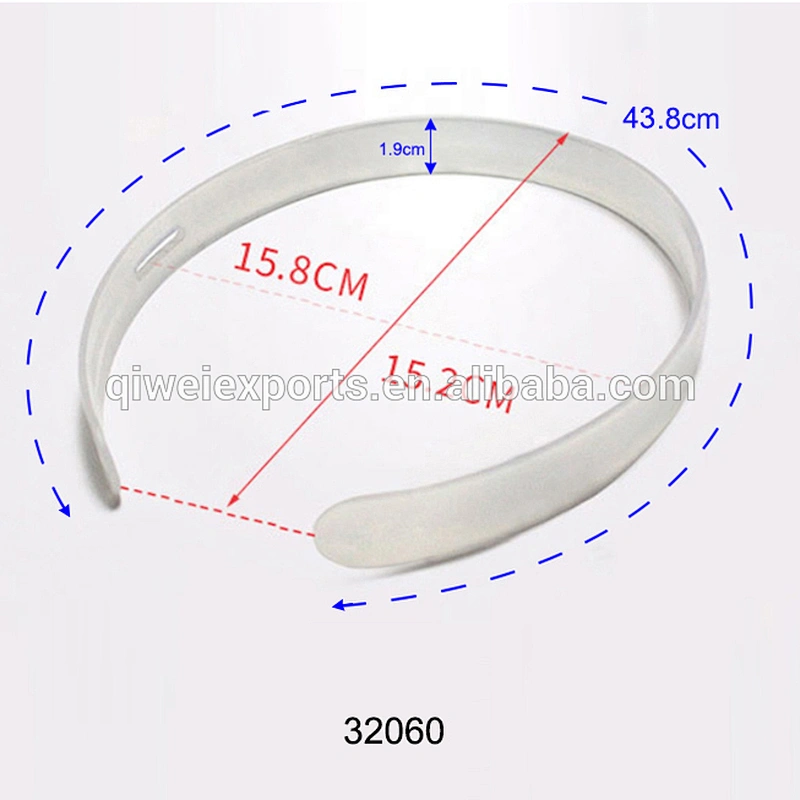 Plastic head hoop band for sunny cap  32060