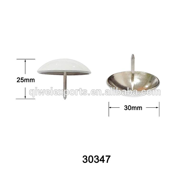 Spray coating white color sofa nails 30347