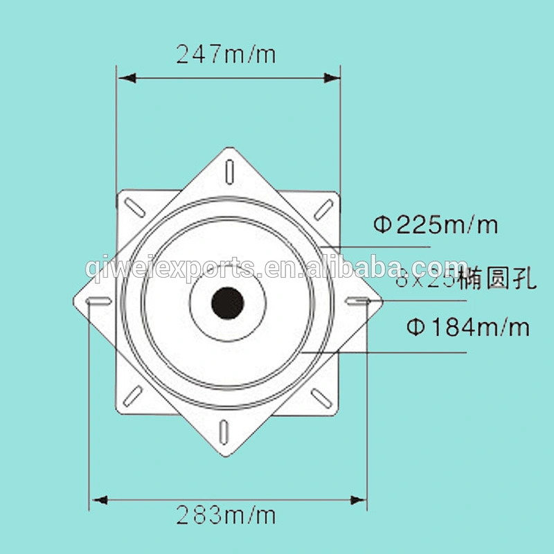 10 Inch 360 Degrees Rotating Ball Bearing Swivel Chair Mechanism 12028
