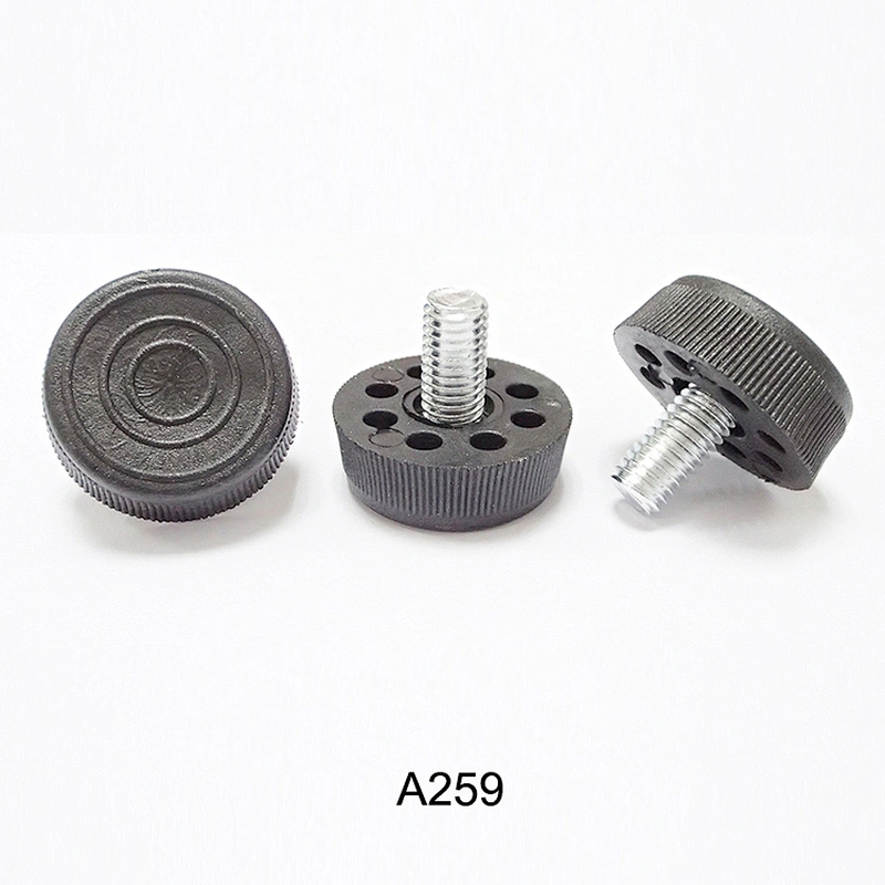 8 Holes Chair Leg Levelers M8 Furniture Adjustable Leveling Feet A259