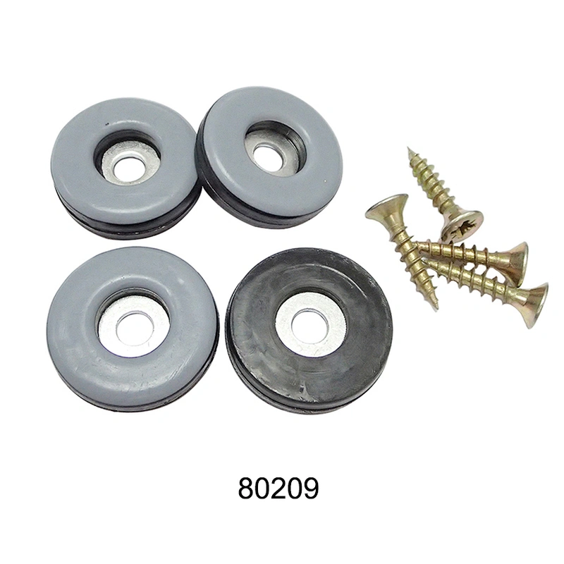Screw-on PTFE Easy Glides with screw for furniture legs 80209