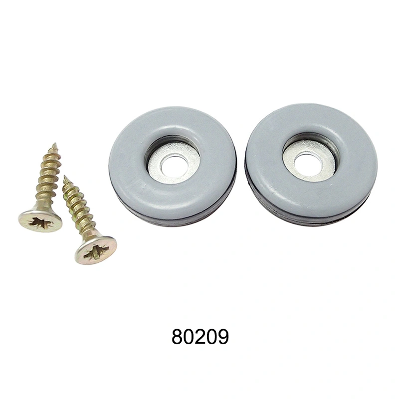 Screw-on PTFE Easy Glides with screw for furniture legs 80209