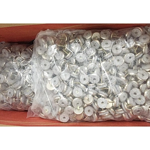 High Quality Nickel-plated Anti-slip Chair Leg Floor Protector Furniture Feet Felt Glides with screw 80205