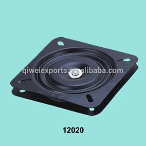 196*196mm rolled-edge heavy duty metal barstool 360 swivel plate