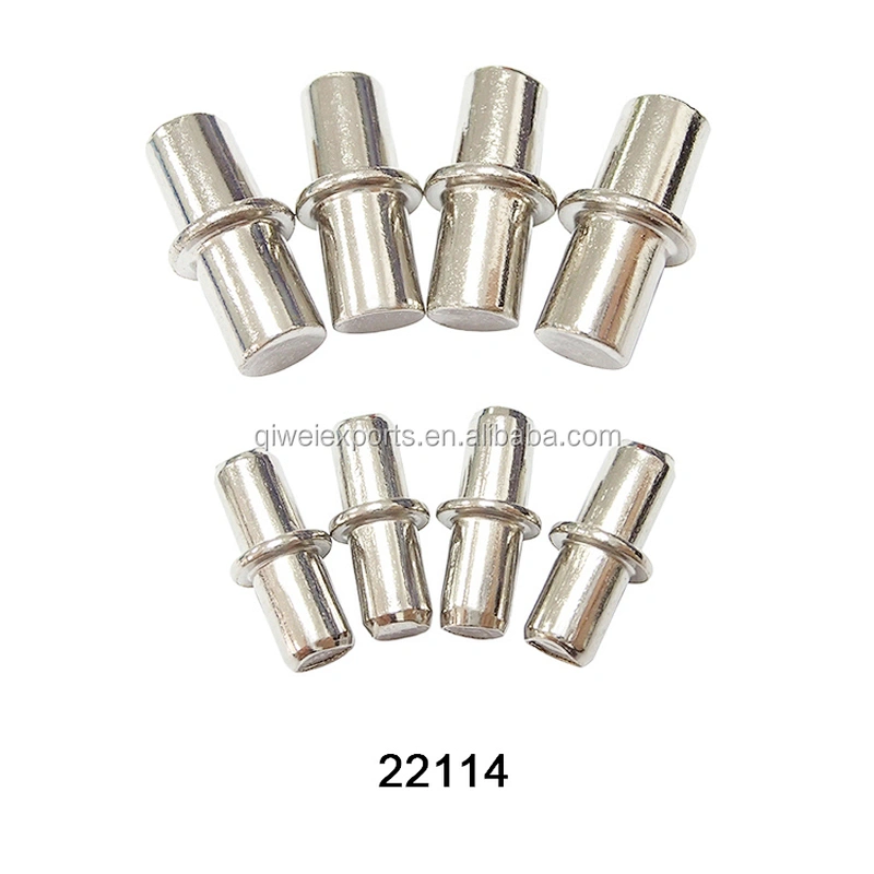 5mm/6mm furniture metal cabinet cupboard invisible hidden shelf support pins  22114