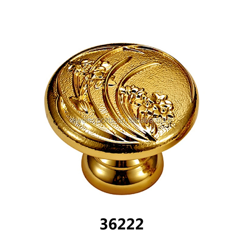 Gold Luxury Furniture Hardware Brass Cabinet Knob and Handle 36222