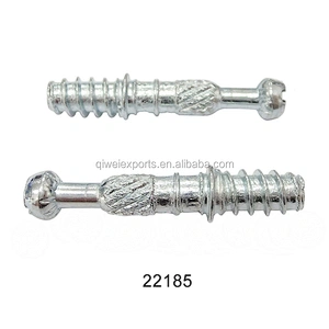 M6x35mm Zinc Self-tapping Knurled Screws Metal Bolts 22185