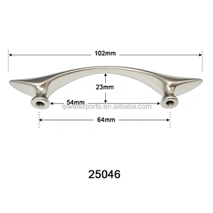 64mm Zinc alloy handle wooden desk cabinet door pull handle 25046