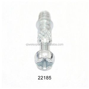 M6x35mm Zinc Self-tapping Knurled Screws Metal Bolts 22185