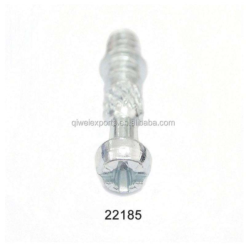 M6x35mm Zinc Self-tapping Knurled Screws Metal Bolts 22185