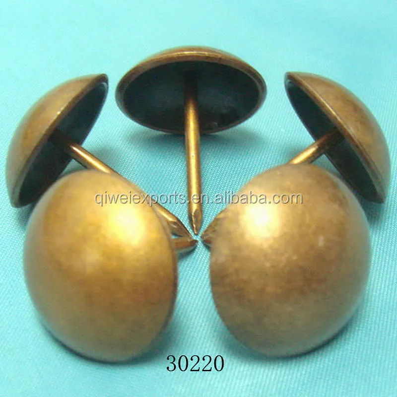 Wholesale 30x25mm Round Iron with Bronze Color Upholstery Nails