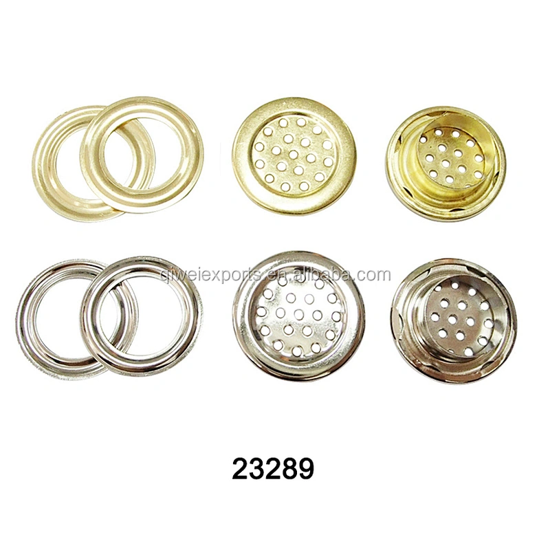 Metal Air Holes Brass Mesh Eyelets for Bags Shoes Sofa Cushions 23289