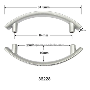 Elegant zinc alloy handle for cabinet wardrobe  36228