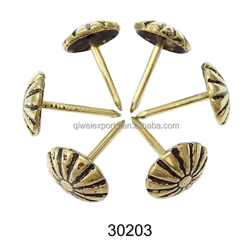 Upholstery decorative flower pattern sofa nail 30203