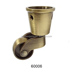 brass caster wheel in furniture 60006