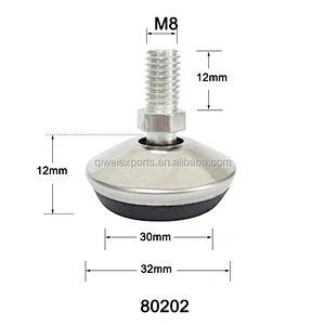 adjustable and rotatable furniture glide 80202