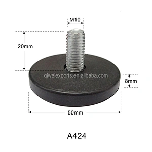 M10 Adjustable glides Chair Leg Levelers Furniture Adjustable Leveling Feet A424