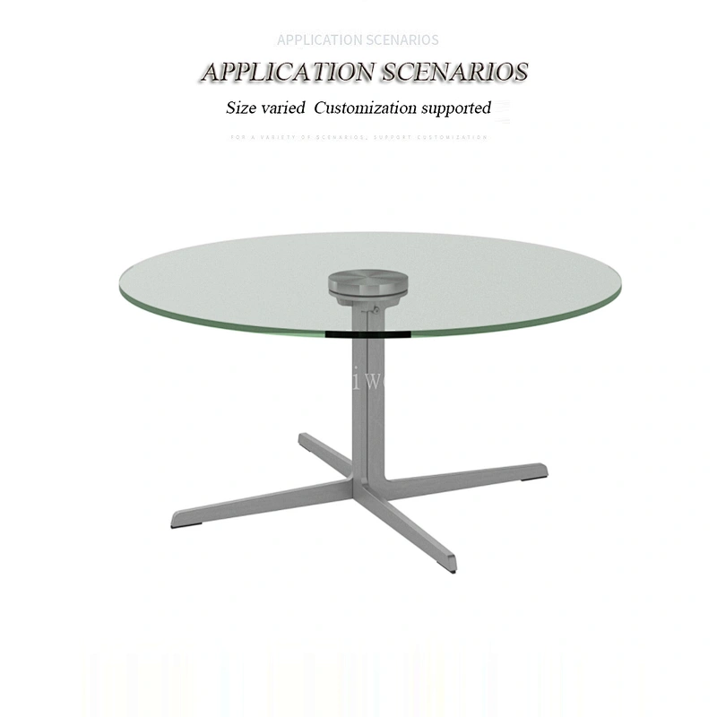 aluminum disc 80mm diameter for Glass coffee table Top Disc Hardware Glass Top Adapter