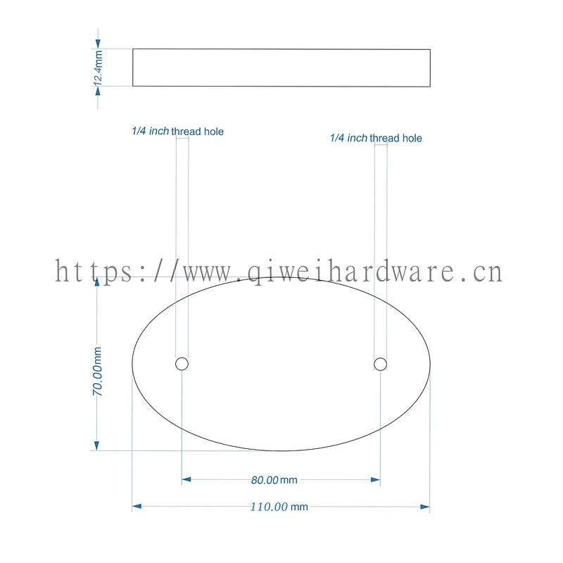aluminum disc 80mm diameter for Glass coffee table Top Disc Hardware Glass Top Adapter