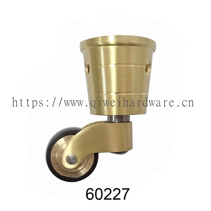 Brass Furniture Casters Table Chair Sofa Piano Rubber Mute Wheels 60227