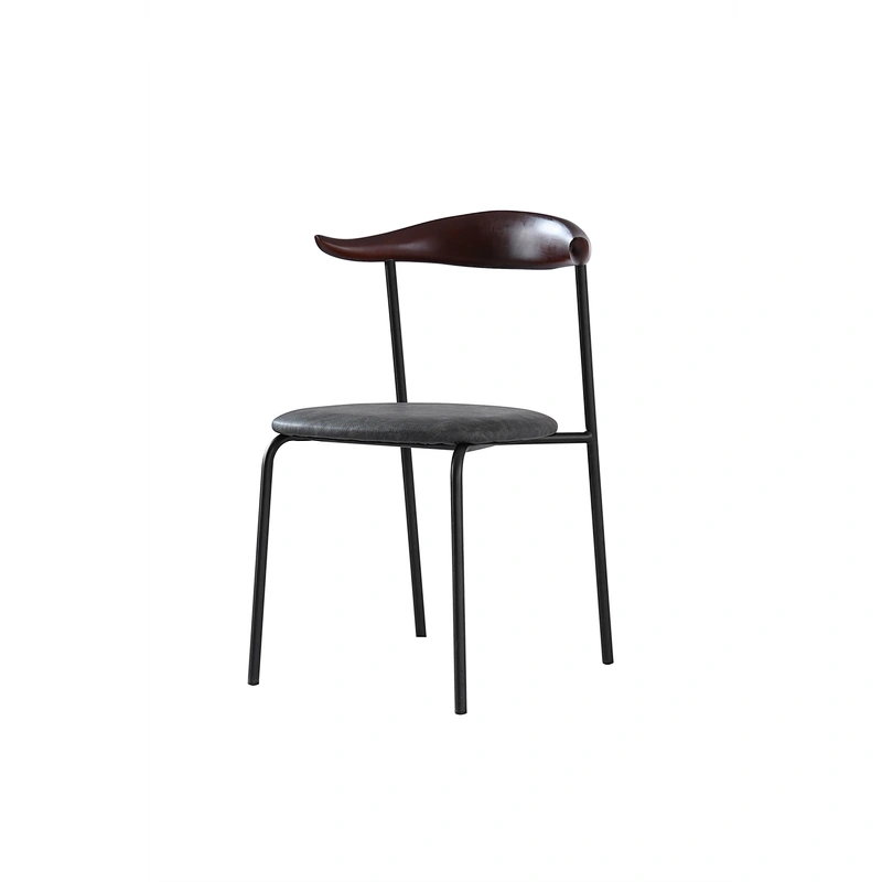 Dining chair, beech wood chair, wood back chair, bull chair, wholesale chair