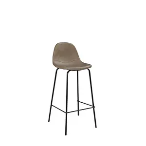 DC9013-2 Modern Knocked Down dining room furniture metal leg PU barstools