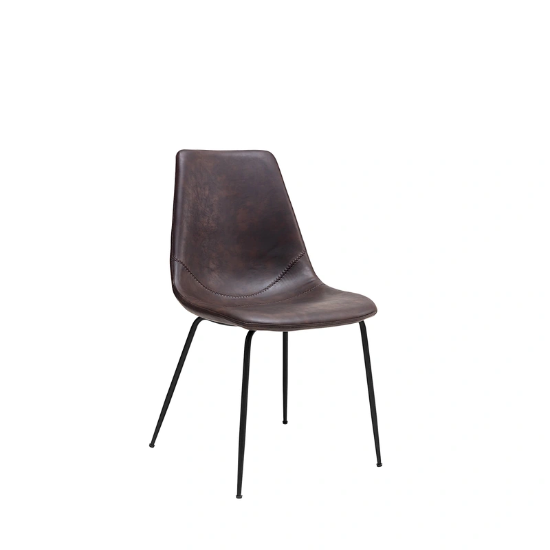 DINING CHAIR, PU CHAIR, METAL CHAIR