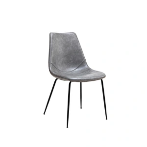 DINING CHAIR, PU CHAIR, METAL CHAIR