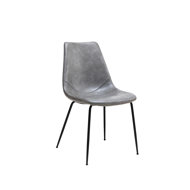 DINING CHAIR, PU CHAIR, METAL CHAIR