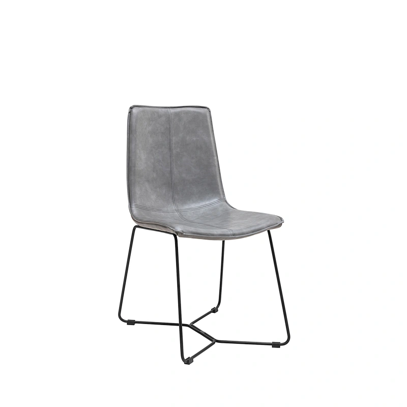 DINING CHAIR, PU CHAIR, METAL CHAIR