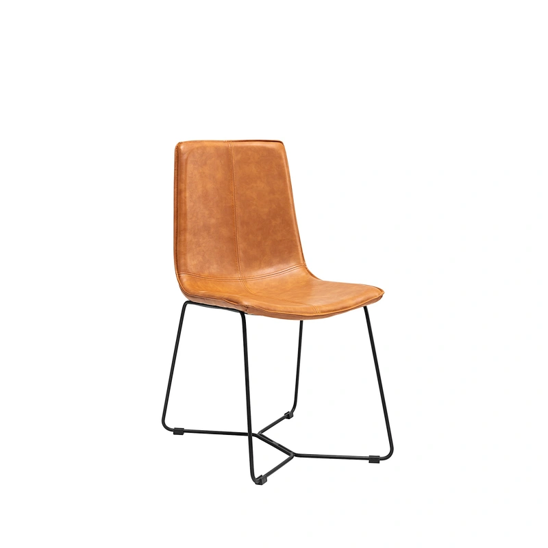DINING CHAIR, PU CHAIR, METAL CHAIR