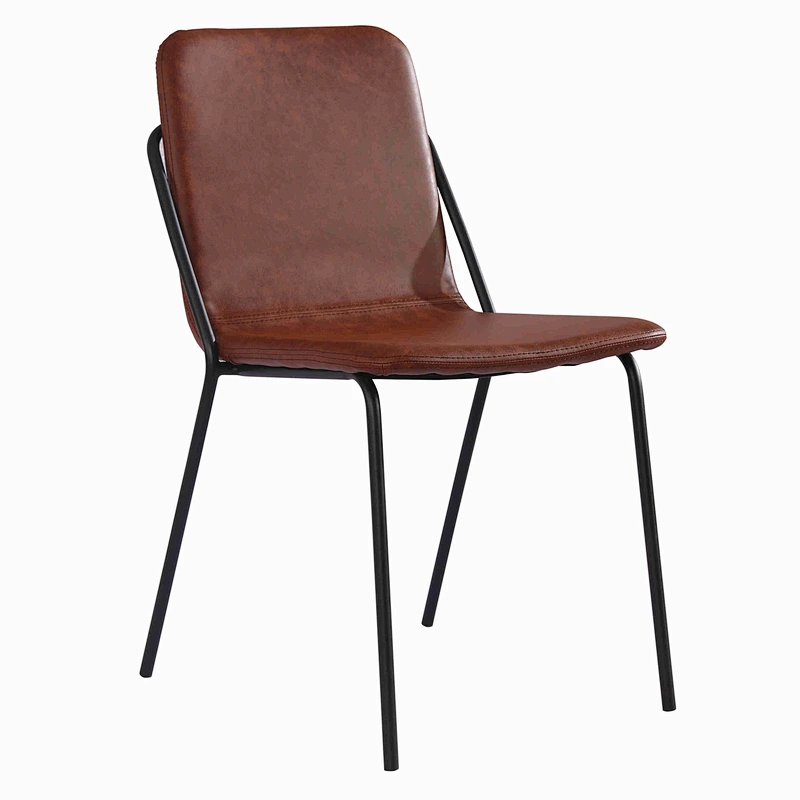 DINING CHAIR，PU CHAIR, STACKABLE CHAIR